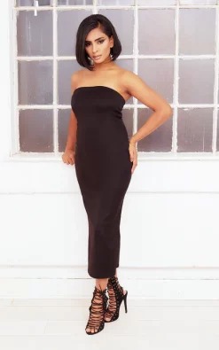 Deals 🔔 Dolls Of Decadence Eva Strapless Bodycon Maxi 👗 Dress In Black 👍 -Alie Street Shop 0W7A1203