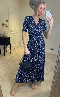 Alie Street Shop 14 Deals π₯ Jolie Moi Genesis Wrap Front Maxi π Dress, Dark Teal β€οΈ