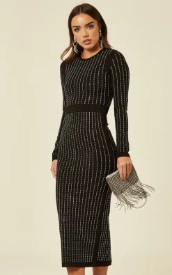 Cheapest ✨ My Bandage 👗 Dress Geena Diamante Black Bodycon 👗 Dress 🧨 -Alie Street Shop 2019 04 10 Tom Mollie MyBandageDress23410