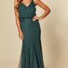 Brand new 🤩 Lace & Beads Keeva Maxi Bridesmaids Wedding 👗 Dress (Dark Green) 🛒 -Alie Street Shop 2020 02 05 Jack Naomi LaceAndBeads336284