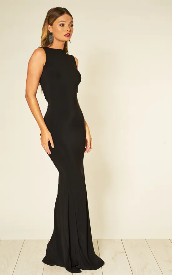 Outlet π Honor Gold Stella Black Open Back Maxi π Dress β€οΈ 6 Outlet π Honor Gold Stella Black Open Back Maxi π Dress β€οΈ - Image 4
