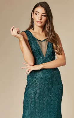 Budget βοΈ ANGELEYE Embellished Maxi π Dress In Emerald Green π 9 Budget βοΈ ANGELEYE Embellished Maxi π Dress In Emerald Green π -Alie Street Shop 2020 02 19 Megan Megan AngelEye0168