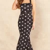 Best reviews of ❤️ B Of London Ava Cross Back Fishtail Maxi 👗 Dress In Polka Dot 🌟 -Alie Street Shop 2020 03 03 Jen Naomi BofLondon8251