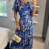 New π JOLIE MOI Gianna Floral Maxi π Dress, Royal/Multi π 2 New π JOLIE MOI Gianna Floral Maxi π Dress, Royal/Multi π -Alie Street Shop 2022 03 16 Sasha JolieMoi49