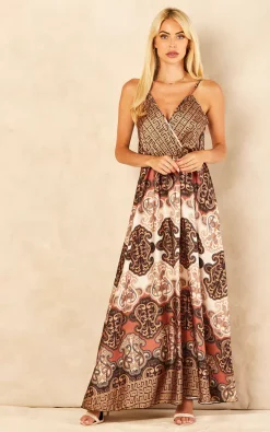 Coupon ⌛ Blue Vanilla Dakota Crossover Border Print 👗 Dress ❤️ -Alie Street Shop 2022 07 12 Jen Amy BlueVanilla54376