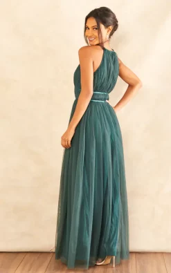 Flash Sale 🥰 Anaya With Love Recycled Emerald Halter Neck Maxi 👗 Dress ✨ -Alie Street Shop 2022 11 08 Jen Julia Anaya14720