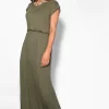 Cheapest π KRISP Turn Up Sleeve Khaki Green Jersey Maxi π Dress β 2 Cheapest π KRISP Turn Up Sleeve Khaki Green Jersey Maxi π Dress β -Alie Street Shop 3269 khaki 1