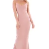 Best deal 💯 Oops Fashion Strappy Fishtail Maxi 👗 Dress In Dusty Pink 💯 -Alie Street Shop 6226 Dusty Pink 01