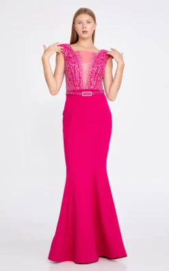 Best reviews of π Lucky Miami Embellished Curvy Maxi π Dress With Waist Belt π