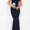 Best deal 💯 Honor Gold Alice Maxi Bridesmaids 👗 Dress One Shouldered With Fishtail In Navy 🤩 -Alie Street Shop ALICE MAXI NAVY FISHTAIL FRONT BRIDESMAIDS 7X0A8559 copy 2