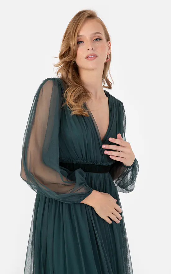 Cheapest π― Anaya With Love Recycled Emerald Long Sleeve Maxi π Dress π 4 Cheapest π― Anaya With Love Recycled Emerald Long Sleeve Maxi π Dress π - Image 2