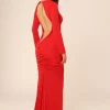 Coupon 🎁 Honor Gold Bella Red Backless With Long Sleeves Maxi 👗 Dress 🤩 -Alie Street Shop BELLA MAXI RED SIDE BACK 7X0A8707 copy