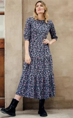 Alie Street Shop 12 Buy π₯° SUGARHILL BRIGHTON Zaina Tiered Maxi π Dress Slate, Star Leopard π