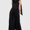 Buy 🎉 Closet London Black Draped Neck Maxi 👗 Dress ⌛ -Alie Street Shop D7993 1722 43180