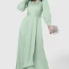 Buy 🧨 Closet London Mint Green High Low Wrap 👗 Dress ✔️ -Alie Street Shop D8140 20211026 Closet London2001 04417.1645709435.1280.1280 47924.1650968907
