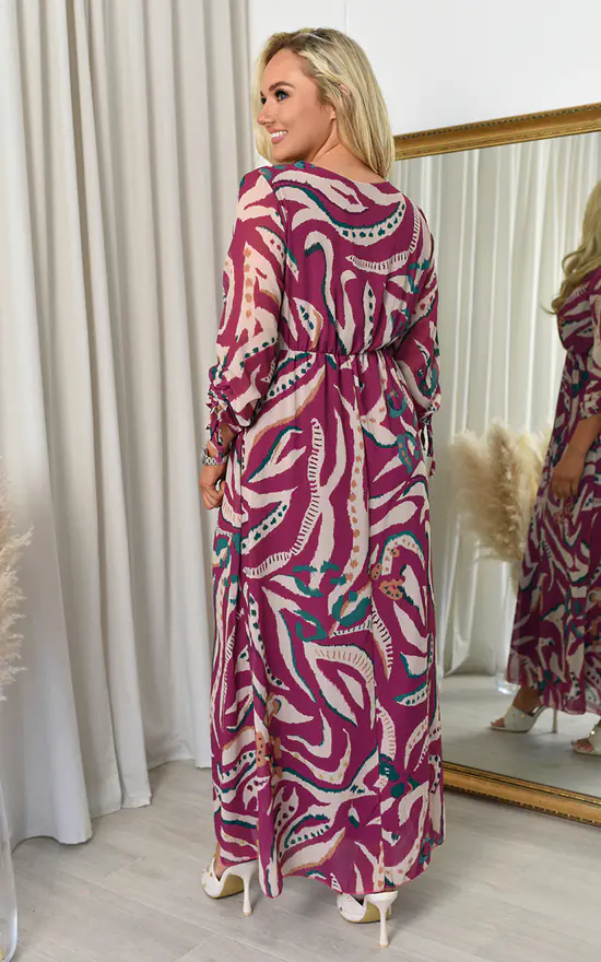 Deals π€© IKRUSH Amanda Printed Maxi π Dress In Mauve β 4 Deals π€© IKRUSH Amanda Printed Maxi π Dress In Mauve β - Image 2