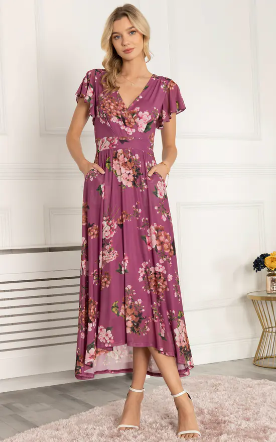 Coupon π₯ Jolie Moi Eliza Dip Hem Mesh Maxi π Dress, Purple Floral π 3 Coupon π₯ Jolie Moi Eliza Dip Hem Mesh Maxi π Dress, Purple Floral π