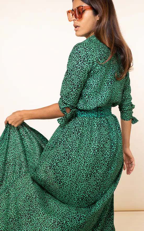 Buy β€οΈ Dancing Leopard Dove π Dress In Green Leopard β€οΈ 6 Buy β€οΈ Dancing Leopard Dove π Dress In Green Leopard β€οΈ - Image 4
