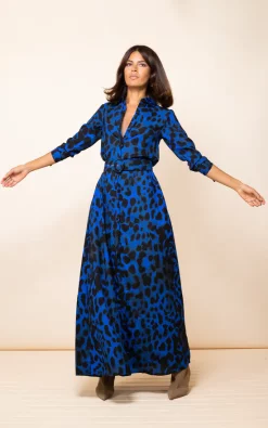 Deals 🤩 Dancing Leopard Dove 👗 Dress In Blue Leopard 👏 -Alie Street Shop FINAL 36 DL Ibiza SQ 24 10 2020 RAW7167