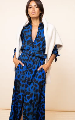 Deals 🤩 Dancing Leopard Dove 👗 Dress In Blue Leopard 👏 -Alie Street Shop FINAL 36 DL Ibiza SQ 24 10 2020 RAW7233