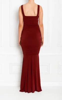Cheapest π Honor Gold Gabby Maxi Bridesmaids π Dress With Fishtail In Berry π― 7 Cheapest π Honor Gold Gabby Maxi Bridesmaids π Dress With Fishtail In Berry π― -Alie Street Shop GABBY FISHTAIL MAXI BERRY BACK AW19 63 RT