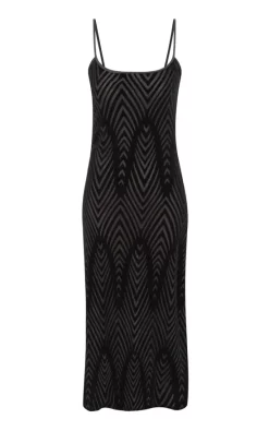 Buy π SheOdessa Oslo Black Zebra Velvet Burnout Maxi π Dress π