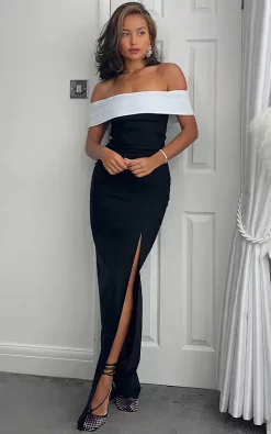 Coupon π Vesper247 Vesper Lya Black Contrast Maxi π Dress β