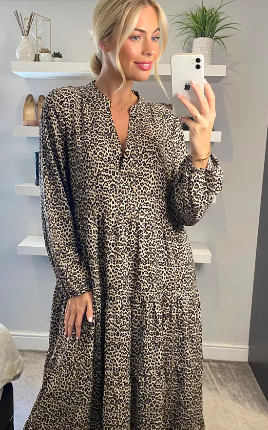 Coupon π€© Izabel London Camel Animal Print V Neck Smock π Dress β 5 Coupon π€© Izabel London Camel Animal Print V Neck Smock π Dress β - Image 3