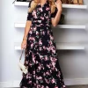 Flash Sale 🧨 Jolie Moi Kiera Wrap Front Maxi 👗 Dress, Navy Floral 🤩