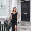 Buy 👍 Sistaglam Octy Black Off The Shoulder Maxi 👗 Dress 🛒 -Alie Street Shop OCTY PETITE 1