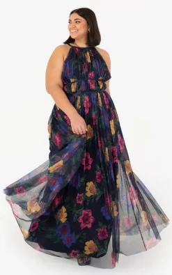 Alie Street Shop 8 Deals π Anaya With Love Recycled Curve Floral Halter Neck Maxi π Dress π