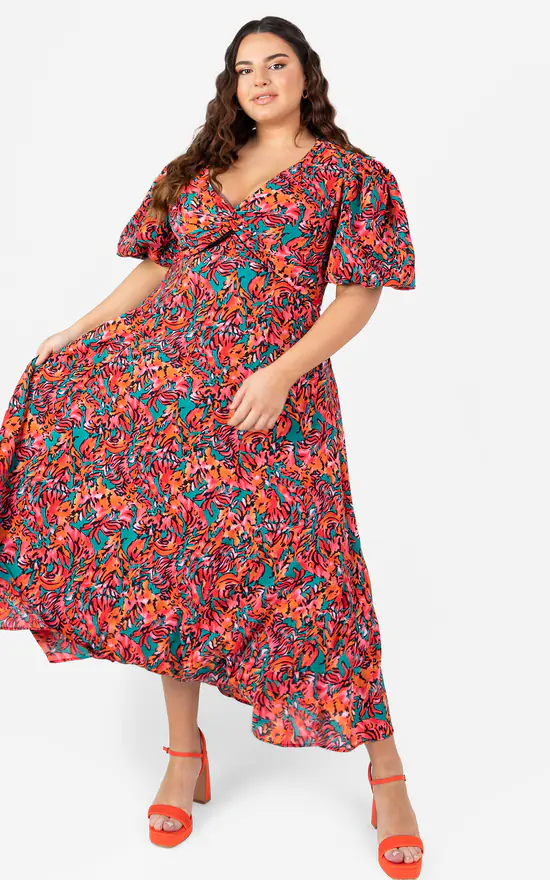 Best Sale π Lovedrobe Curve Abstract Maxi π Dress With Twist & Keyhole Detail 𧨠5 Best Sale π Lovedrobe Curve Abstract Maxi π Dress With Twist & Keyhole Detail 𧨠- Image 3