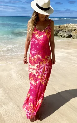 Top 10 βοΈ Sophia Alexia Exotic Pink Maxi Sun π Dress π€©