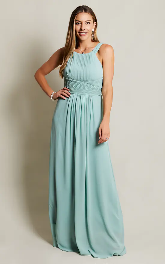 Buy β¨ KRISP Pleated Front Sage Green Chiffon Maxi π Dress π 3 Buy β¨ KRISP Pleated Front Sage Green Chiffon Maxi π Dress π
