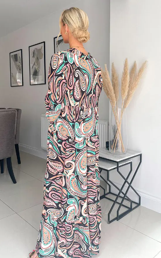 Flash Sale π― IKRUSH Eliana Printed Maxi π Dress In Black β¨ 4 Flash Sale π― IKRUSH Eliana Printed Maxi π Dress In Black β¨ - Image 2