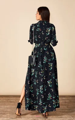 Promo 🥰 Dancing Leopard Dove 👗 Dress In Midnight Paradise ✔️ -Alie Street Shop large DL NOV 9th AW 2017 1742