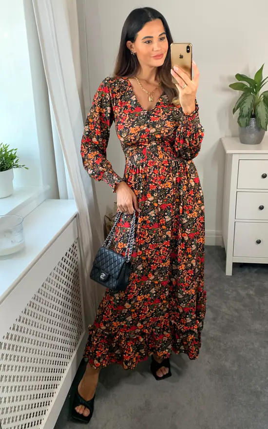 Budget π Joe Browns Amazing Autumn Days Red Maxi π Dress βοΈ 3 Budget π Joe Browns Amazing Autumn Days Red Maxi π Dress βοΈ