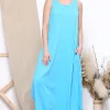 Promo ✔️ Lucy Sparks Comfortable Maxi 👗 Dress. (Sky Blue) 💯 -Alie Street Shop unnamed file 1037
