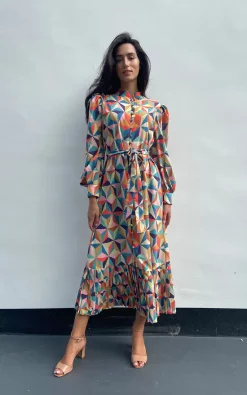 Cheap ❤️ Raishma Studio Danielle Geometric Long Sleeve Maxi 👚 Shirt 👗 Dress 💯 -Alie Street Shop unnamed file 1066