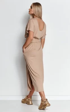 Buy π₯° Makadamia Maxi π Dress With Exposed Back In Beige π 9 Buy π₯° Makadamia Maxi π Dress With Exposed Back In Beige π -Alie Street Shop unnamed file 1081