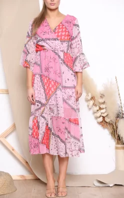 Flash Sale π₯° Lucy Sparks Pink Patterned V Neck Midi π Dress β 9 Flash Sale π₯° Lucy Sparks Pink Patterned V Neck Midi π Dress β -Alie Street Shop unnamed file 1097