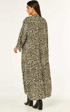 Best deal 😀 Blue Vanilla Millie Leopard Print Maxi Smock 👗 Dress In Khaki Leopard 🛒 -Alie Street Shop unnamed file 1120