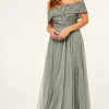 Best reviews of 👏 Maya Deluxe Misty Green Bardot Embellished Bridesmaid Maxi 👗 Dress 🤩 -Alie Street Shop unnamed file 1152