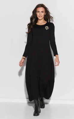 Wholesale 🧨 Makadamia Maxi 👗 Dress With Logo Patch In Black ⭐ -Alie Street Shop unnamed file 1162