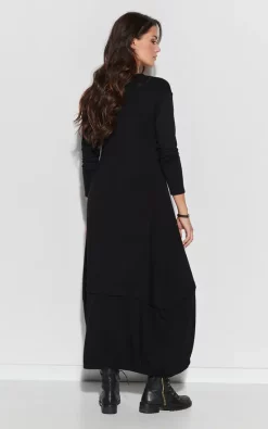 Wholesale 🧨 Makadamia Maxi 👗 Dress With Logo Patch In Black ⭐ -Alie Street Shop unnamed file 1163