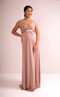 Best reviews of 🌟 Tiffany Rose Maternity Francesca Maternity Maxi Bridesmaid 👗 Dress In Blush Pink 💯 -Alie Street Shop unnamed file 1225