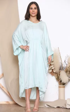 Best deal 😀 Lucy Sparks Mint Long Sleeve Loose Fit 👗 Dress 🔥