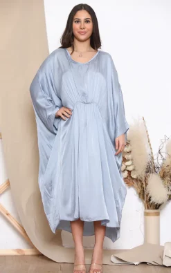 Discount 🧨 Lucy Sparks Denim Long Sleeve Loose Fit 👗 Dress 😍