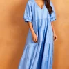 Buy π Γst London Tiered Maxi Smock π Dress Light Blue β 1 Buy π Γst London Tiered Maxi Smock π Dress Light Blue β -Alie Street Shop unnamed file 130