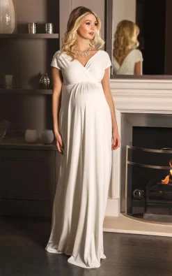 Promo π Tiffany Rose Maternity Francesca Maternity Wedding Gown In Ivory White π